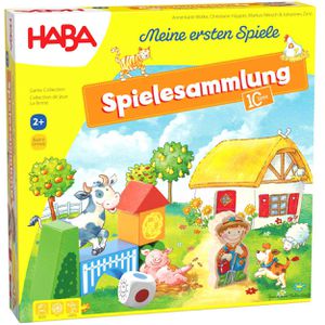Haba Brettspiel 1304223001, Meine ersten Spiele, Spielesammlung, ab 2 Jahre, 1-3 Spieler