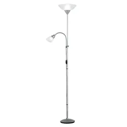 Design Steh Leuchte Decken Fluter Flexo Arm Lese Lampe Schalter Reality R4393-87