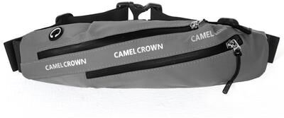Daily Discovery Invisible Running Belt Waist Phone Holder With Storage For Fitness, Running & Travel grey