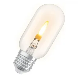 OSRAM E27 LED Flame Stick 1W 1800K 20lm klar – Flammeneffekt Lampe