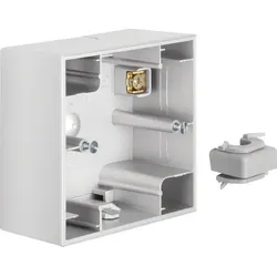 Berker Aufputz-Gehäuse 1-fach aluminium 10417003