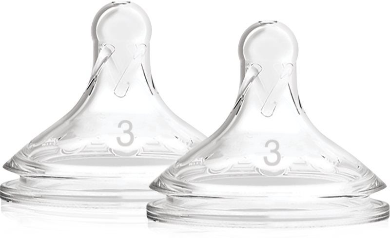 Dr. Brown's Options+ Wide-Neck Level 3 baby bottle teat 6 m+ 2 pc