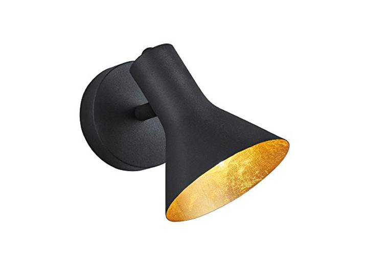 Reality Leuchten R80161002 Spotleuchte, Metall, schwarz/gold
