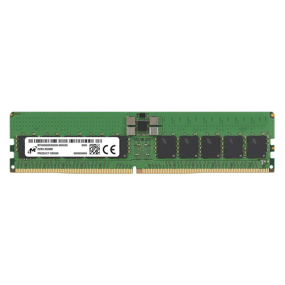 Crucial DDR5 RDIMM 2Rx8 6400 CL52 (1 x 32GB, 6400 MHz, DDR5-RAM, DIMM) (MTC20F2085S1RC64BH1R)