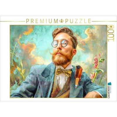 CALVENDO Puzzle Dandy und Retro Vintage | 1000 Teile Lege-Größe 64x48cm Foto-Puzzle für glückliche Stunden