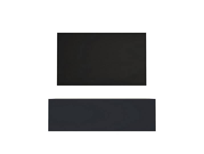 doporro TV-Board TV-Schrank Low-Board modern Fernsehtisch Wandmontage H:30cm F02< 2000
