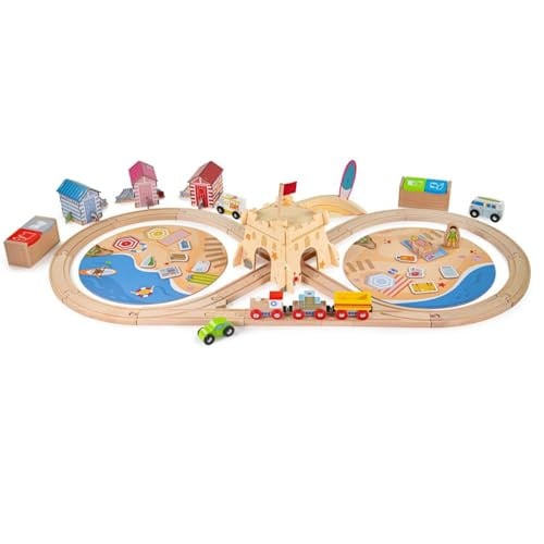 Bigjigs Rail Schone treinen aan de kust speelset