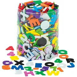 buttinette Moosgummi-Buchstaben/-Zahlen, 2–2,6 cm, 850 Stück
