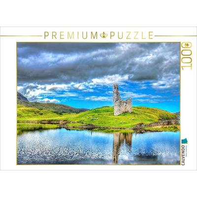 CALVENDO Puzzle Ardvreck Castle in den schottischen Highlands am Loch Assynt | 1000 Teile Lege-Größe 64x48cm Foto-Puzzle für glückliche Stunden
