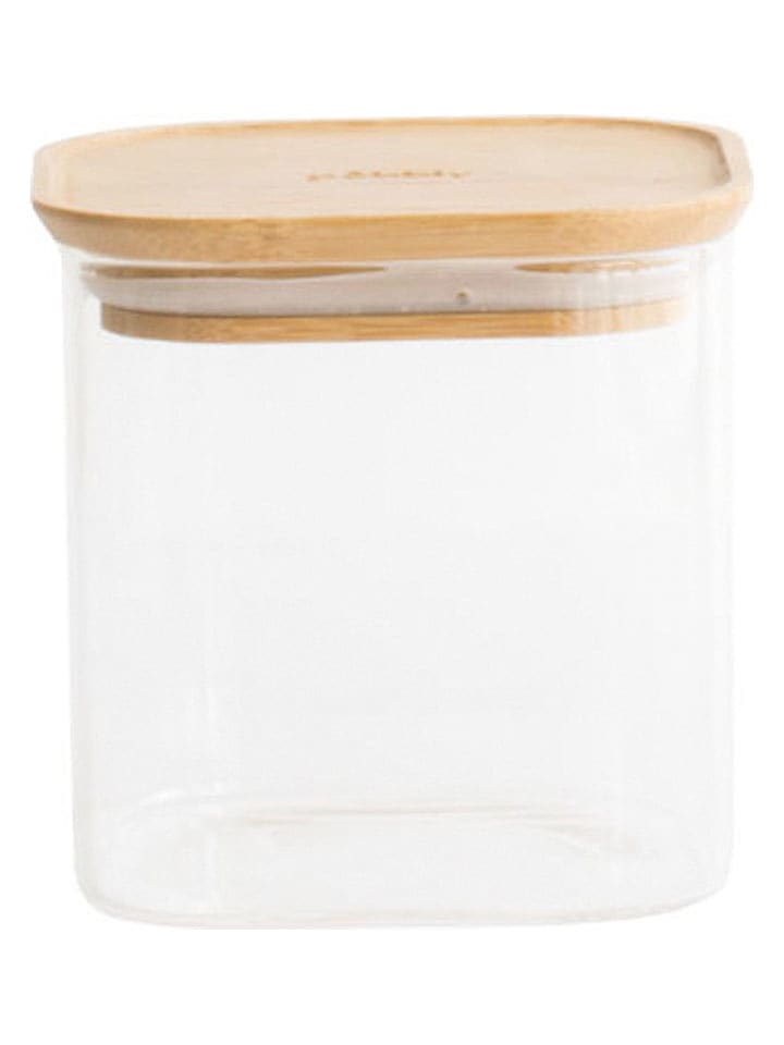 Pebbly Vorratsglas in Transparent/ Hellbraun - 800 ml - onesize