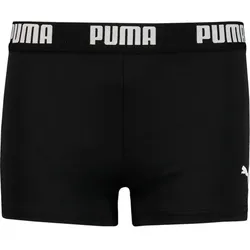 PUMA Kinder Shorts SWIM BOYS LOGO SWIM TRUNK 1P, Größe 164 in Schwarz Schwarz
