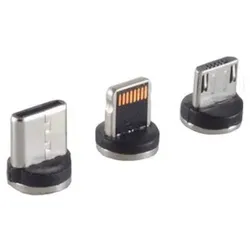 Ersatzstecker Set für magnetisches 3 in 1 Ladekabel