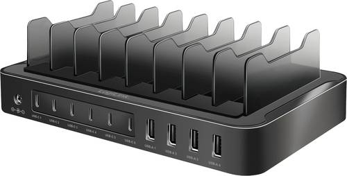 LogiLink PA0327 Handy Ladegerät mit Schnellladefunktion 149.1 W Schwarz