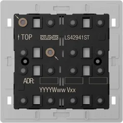 Jung LS42941ST KNX Tastsensor-Modul Universal, 4fach, F40, Secure, Serie LS LS 4294 1ST