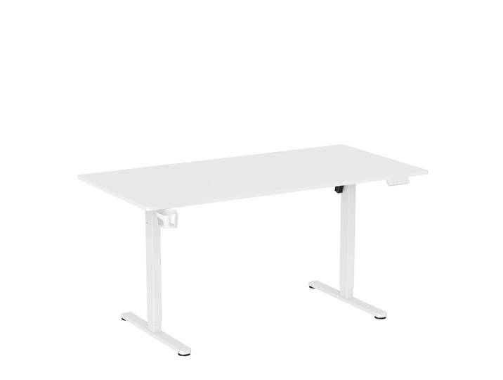 Worktime 160 x 80 - Elektrisch höhenverstellbarer Schreibtisch Weiß