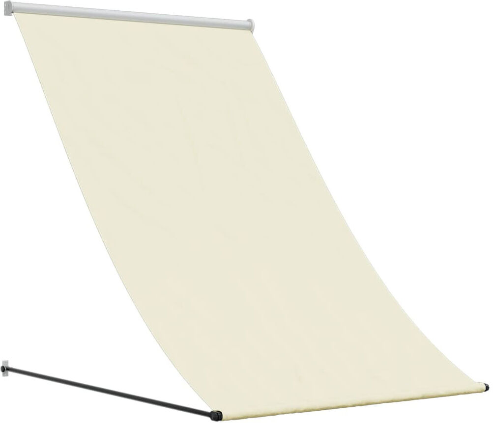 Latitude Run Polyester Cover Retractable Patio Awning Cream 150cm W x 150cm D