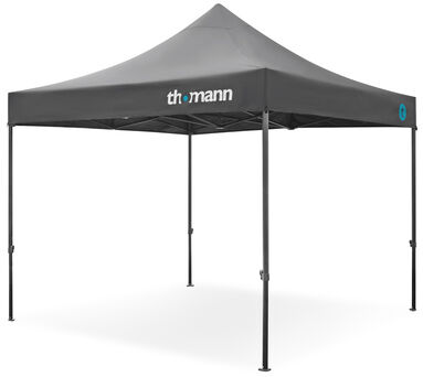 Thomann Pop-Up Tent 3x3m Black noir