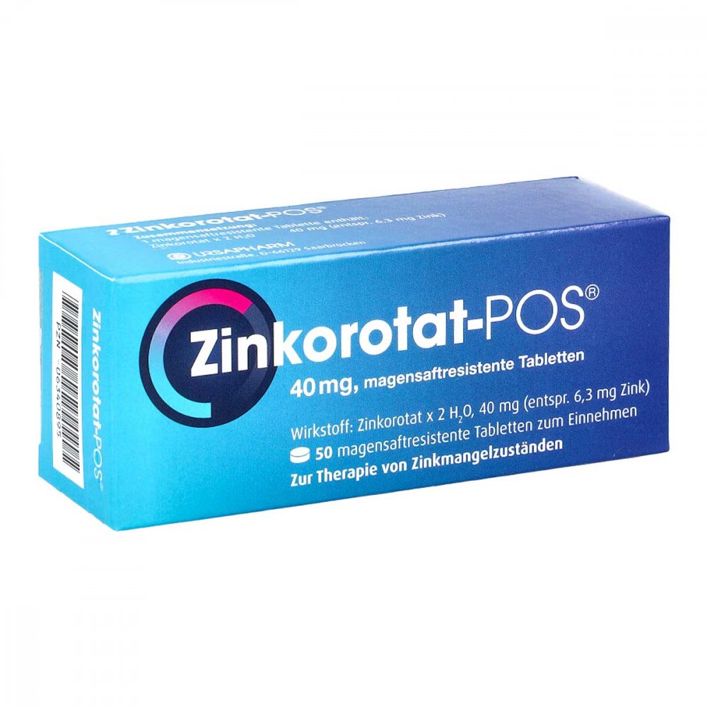 URSAPHARM Arzneimittel GmbH Zinkorotat-POS 06340895