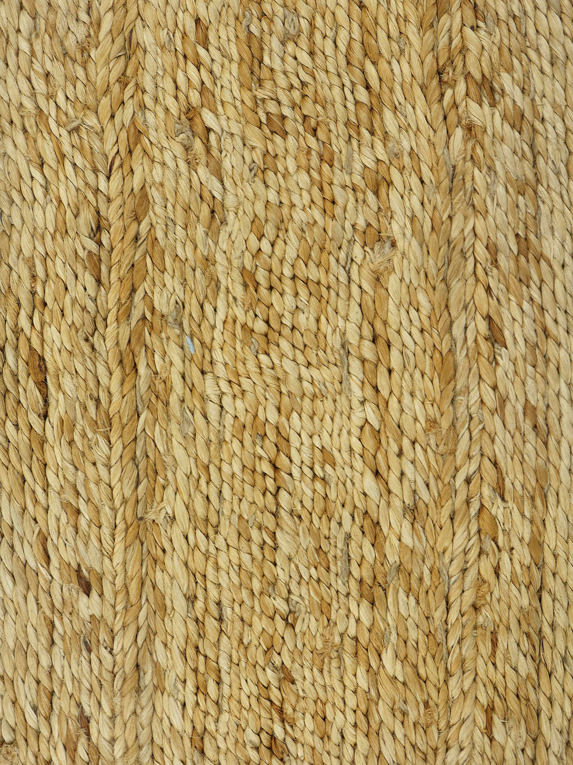 Sisalteppich CARPETFINE "Juteteppich Luca", beige (natur), H:13mm Ø:120cm, Jute, Teppiche, Sisalteppich, natürliches Pflanzenmaterial von Hand gewebt, Boho Style natur Ø 120cm 1 Stk., 13mm, Ø 120cm