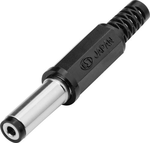 TRU COMPONENTS Niedervolt-Adapter Stecker, gerade 5.5mm 2.1mm