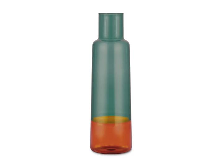 Remember - Glaskaraffe, blau / orange