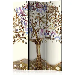 Paravent Golden Tree Braun/Lila