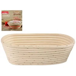 Rattankorb, oval, 26 × 16 × 9 cm