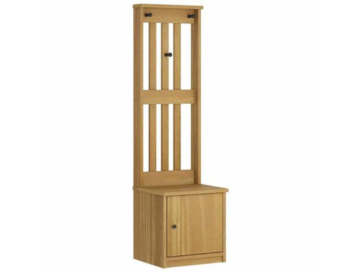 474435& Portemanteau - Armoire de Vestiaire SANDNES 45x40x159 5 cm bois massif pin