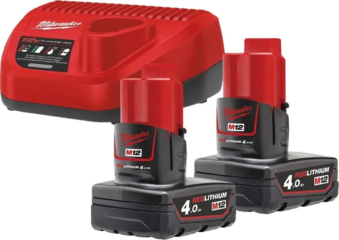 Milwaukee NRG402 AkkuPackSet M12 (12 V) (4933459211)