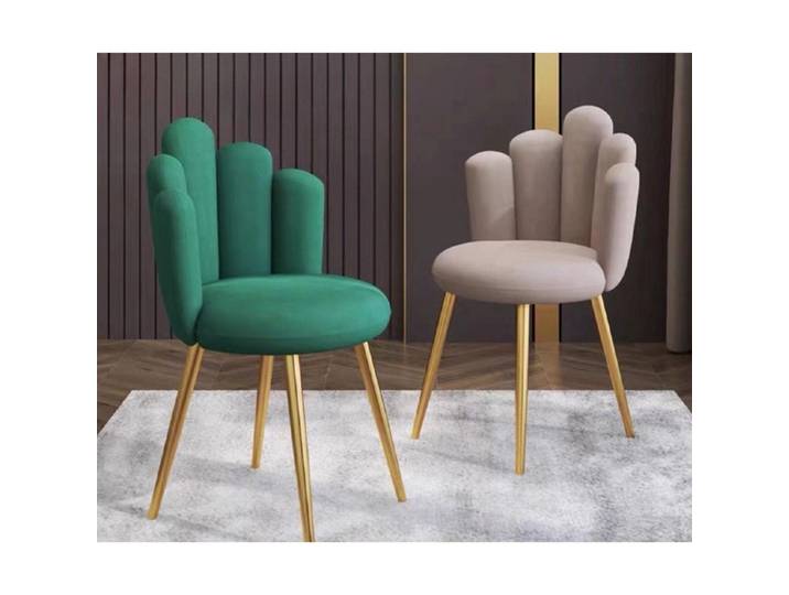 Chaise de salle à manger domestique, chaise pétale, vente en gros, chaise à dossier de restaurant de styliste, sac souple, chaise de salle à manger, négociation ponctuelle, chaise de loisirs