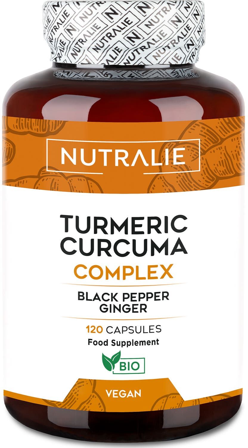 Nutralie Cúrcuma Complex + Jengibre + Pimienta Negra 120caps