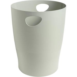 Exacompta Papierkorb 45306D, ECOBIN Office, grau, rund, aus Kunststoff, 15 Liter