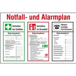 Magni, Sicherheitskennzeichnung, Format 4044589372710 – und Alarmplan Kunststoff (PVC)