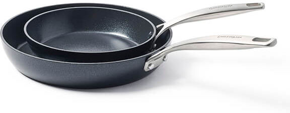 GreenPan Copenhagen Aluminium Non-Stick 20cm & 28cm Frying Pan Set