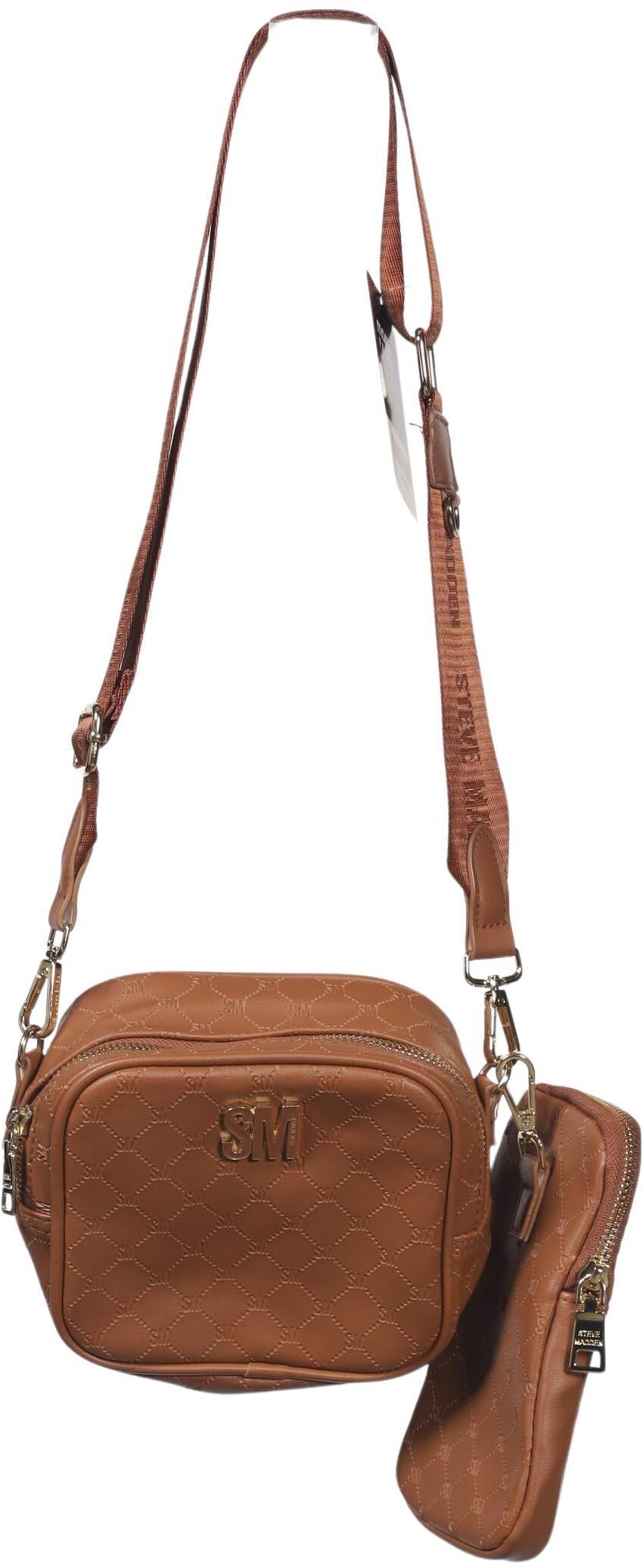 Steve Madden Damen Handtasche klein, Braun, Kunstleder - Second Hand