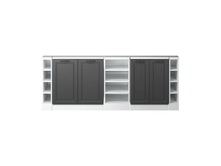 Ensembles de meuble de rangement sous pente Rion Lot de 5 Anthracite campagne Vicco 56053
