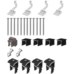 VAILLANT Schrägdach-Set, Basis für Montage 1 x VPV P, Rahmen schwarz