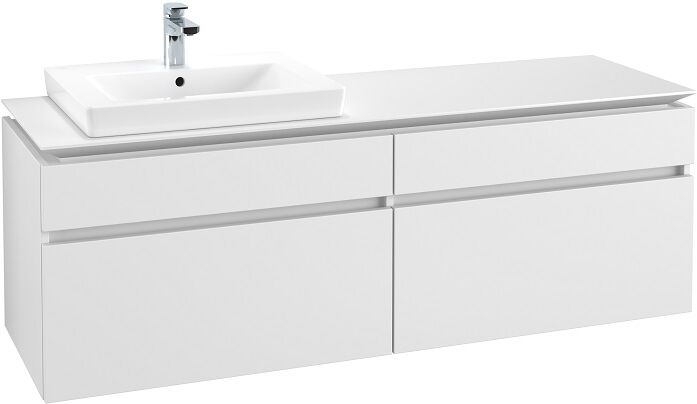 Villeroy und Boch Villeroy & Boch Legato Villeroy & Boch vasque B68900MS 160x55x50cm, White Matt