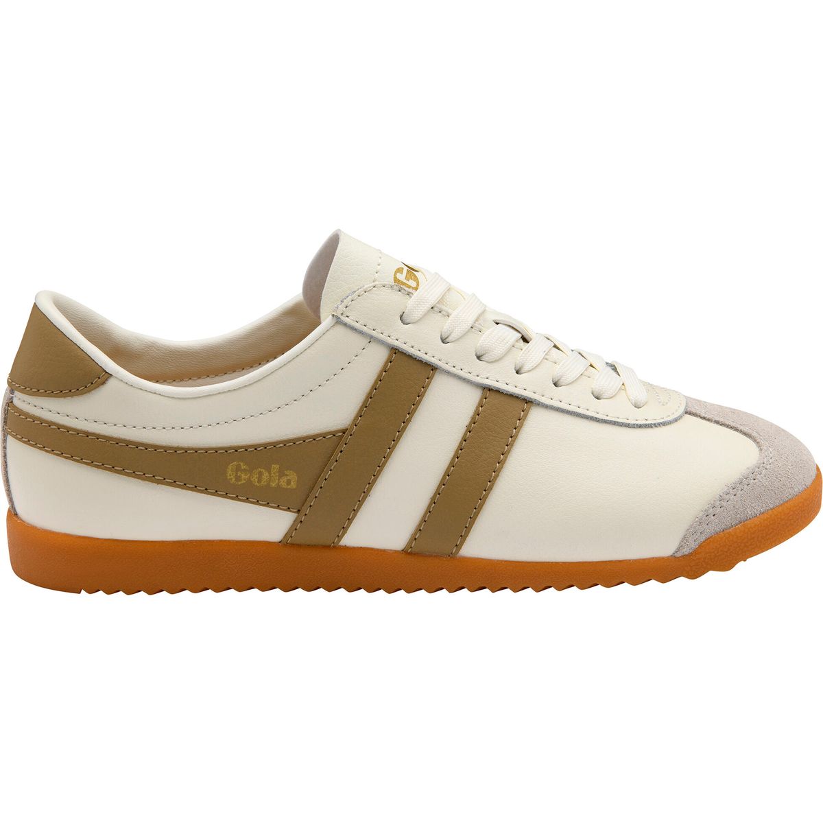 Gola Bullet Leather Sneaker Women off white/light caramel/gum (WC) 37 CLA157-WC-37-offwhitelightcaramelgum