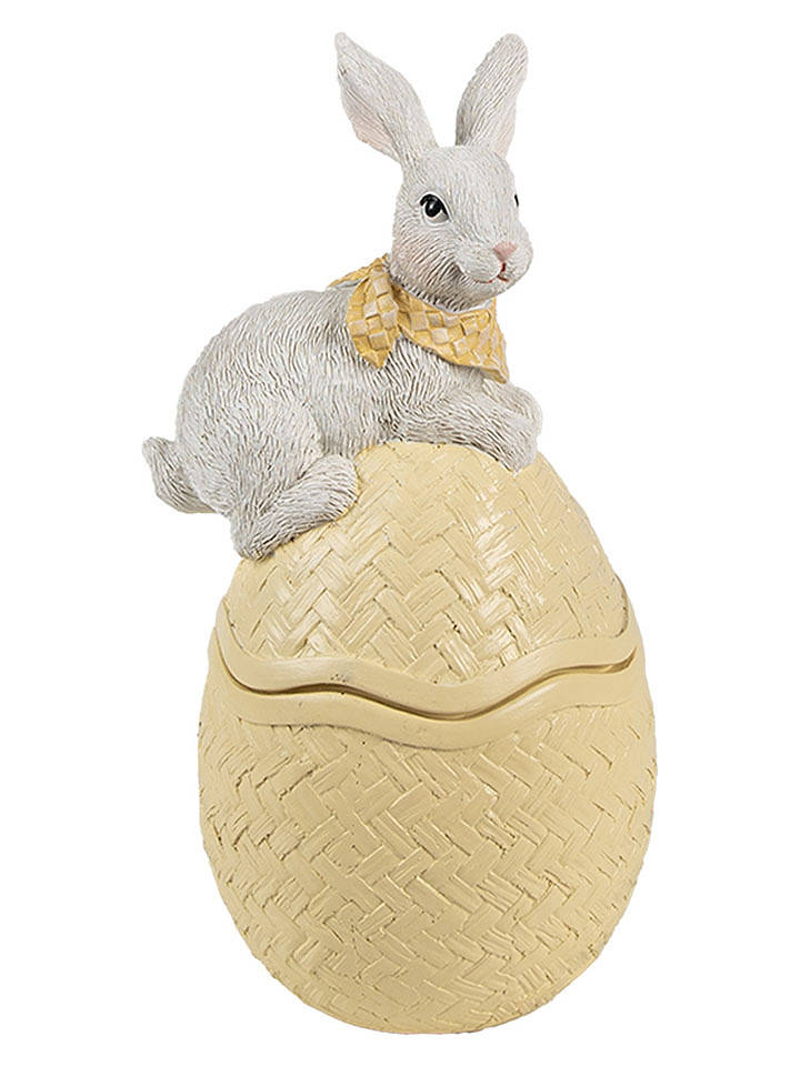 Clayre & Eef Dekoschale in Gelb - (B)11 x (H)20 x (T)10 cm - onesize
