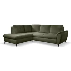 Ecksofa Geneva Stoff Grün