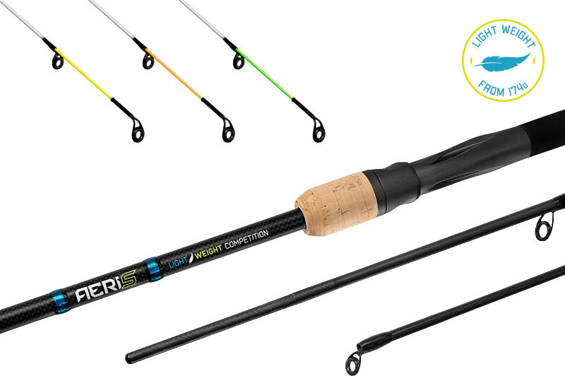 Canne Feeder Delphin AERIS Feeder 345cm/70g/3pcs Gray, Beige, Navy 345cm/70g/3pcs
