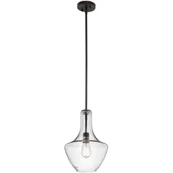 Elstead Lighting, Pendelleuchte, Everly Hängeleuchte E27 39cm Ältere Bronze (E27)