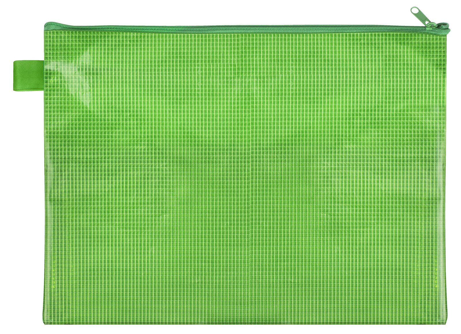VELOFLEX Reißverschlussbeutel A4 grün 4000225079450