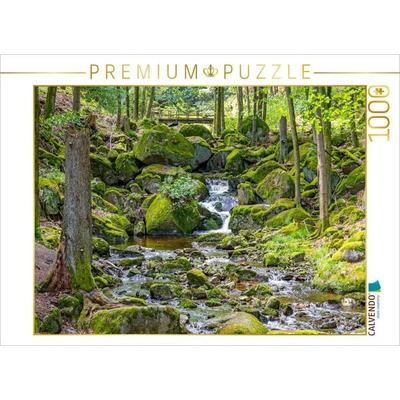 CALVENDO Puzzle Im Ilsetal nahe der unteren Ilsefälle | 1000 Teile Lege-Größe 64x48cm Foto-Puzzle für glückliche Stunden