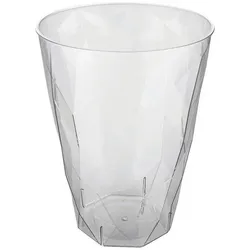20 Mehrwegbecher Cocktailglas Wasserglas 340ml Wiederverwendbar Kunststoff unzerbrechlich transparent Wasser Becher