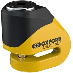 Oxford XD5 Scheibenschloss - 5mm Gelb/Schwarz