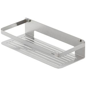 Tiger Duschablage Caddy 1400230946, Edelstahl gebürstet, zum Bohren, Duschkorb, aus Edelstahl, 32 x 13,6 cm