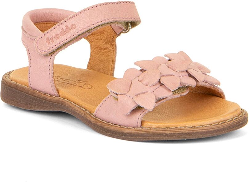 Sandale FRODDO, Mädchen, Gr. 35, chromfrei gegerbt, rosa, Leder, festlich, Schuhe Sandale, Sommerschuh, Urlaubsschuh, Sandalette mit Klettverschluss