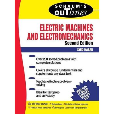 Schaums Outline Electric Machi, Gebundene Ausgabe von Nasar, McGraw-Hill Companies, 978-0-07-183738-5